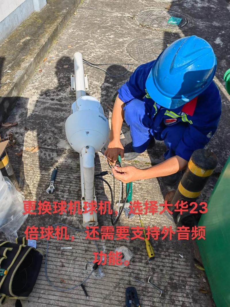 加油站日常监控维修，施工现场实拍纪实